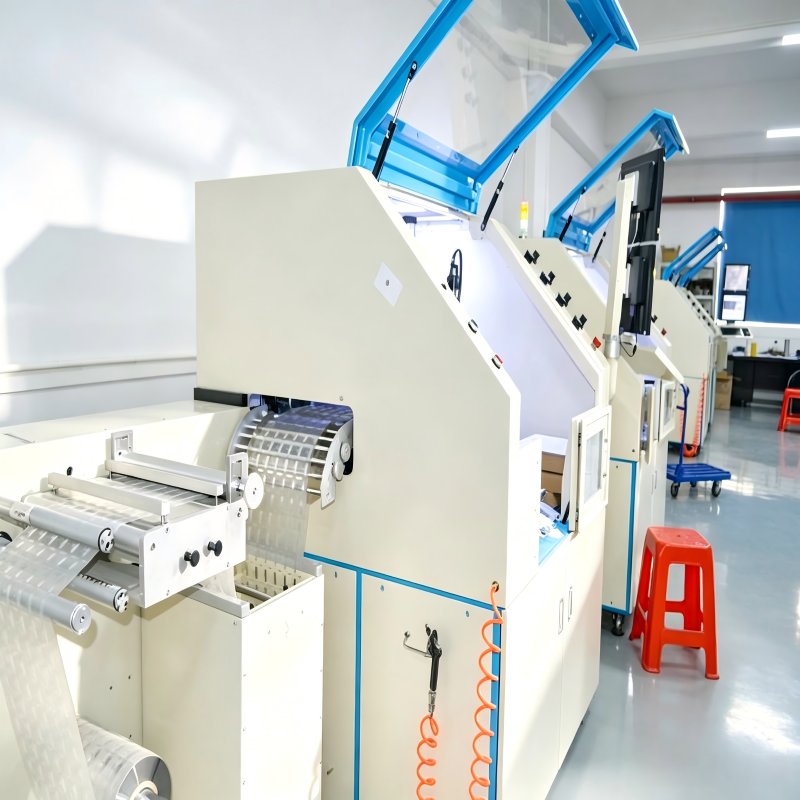 Label material production equipment